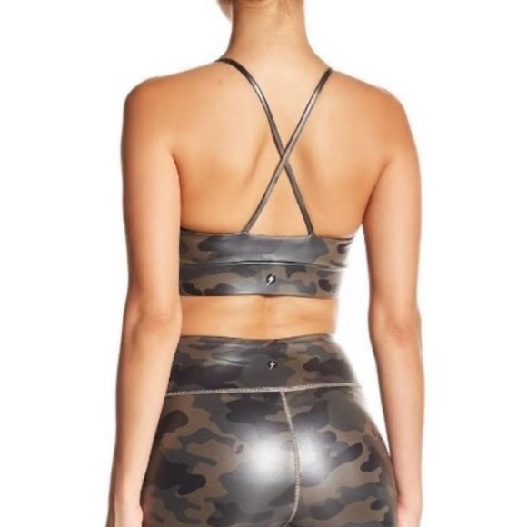 Electric Yoga Camo Sports Bra Stephanie Bohbot - Picture 2 of 11
